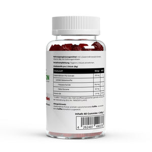 Löwenmähne + Vitamin B6 Gummies 60 Stk.-Mineralstoffe-Maniac-Sports.de
