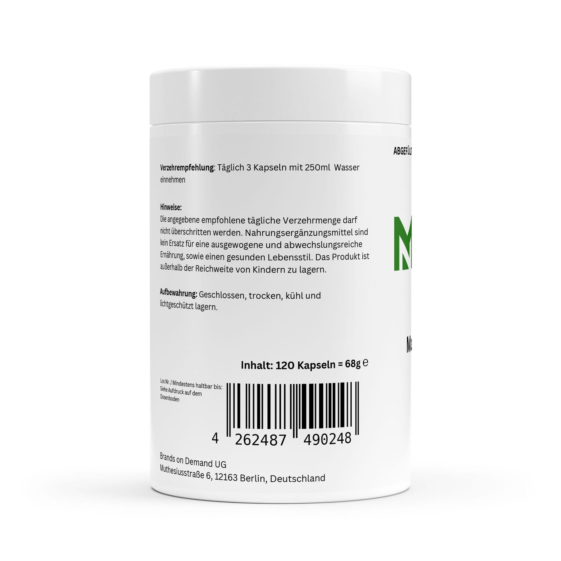 Marine Kollagen 120 Kapseln-Collagen-Maniac-Sports.de