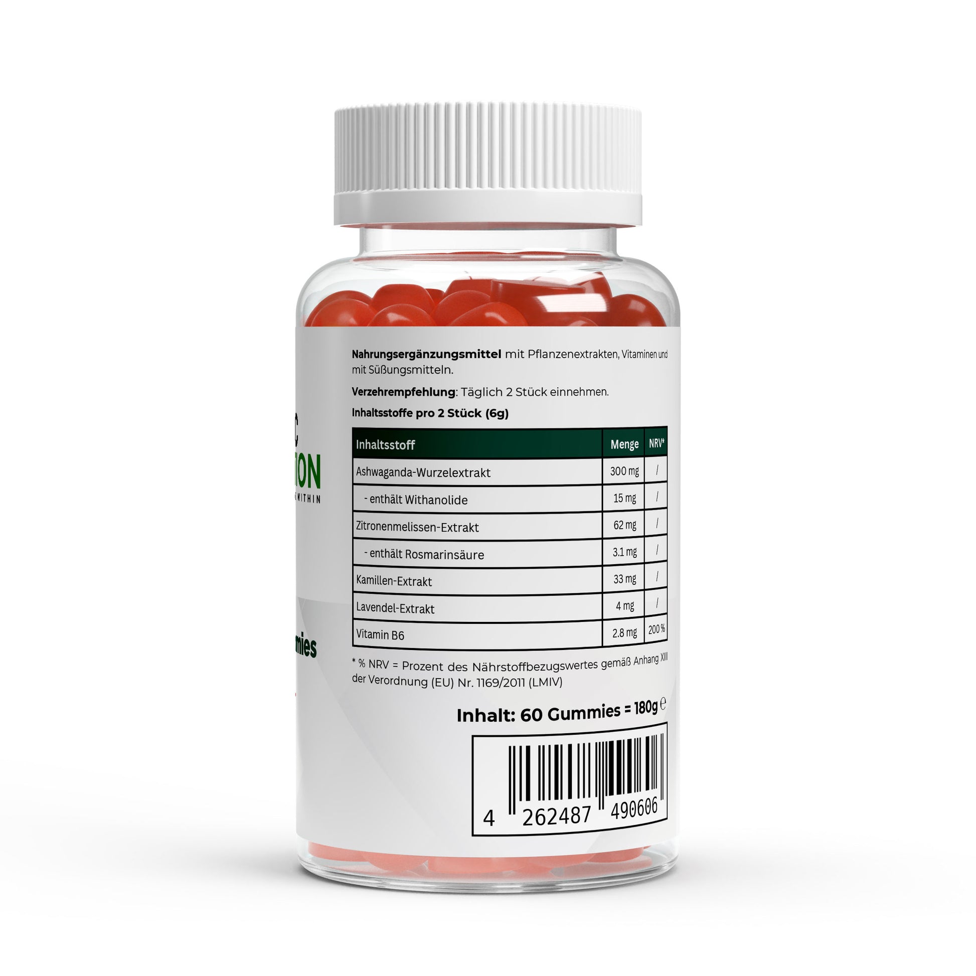 Premium Ashwagandha Gummies 300 + Vitamin B6 60 Stk-Ashwagandha-Maniac-Sports.de
