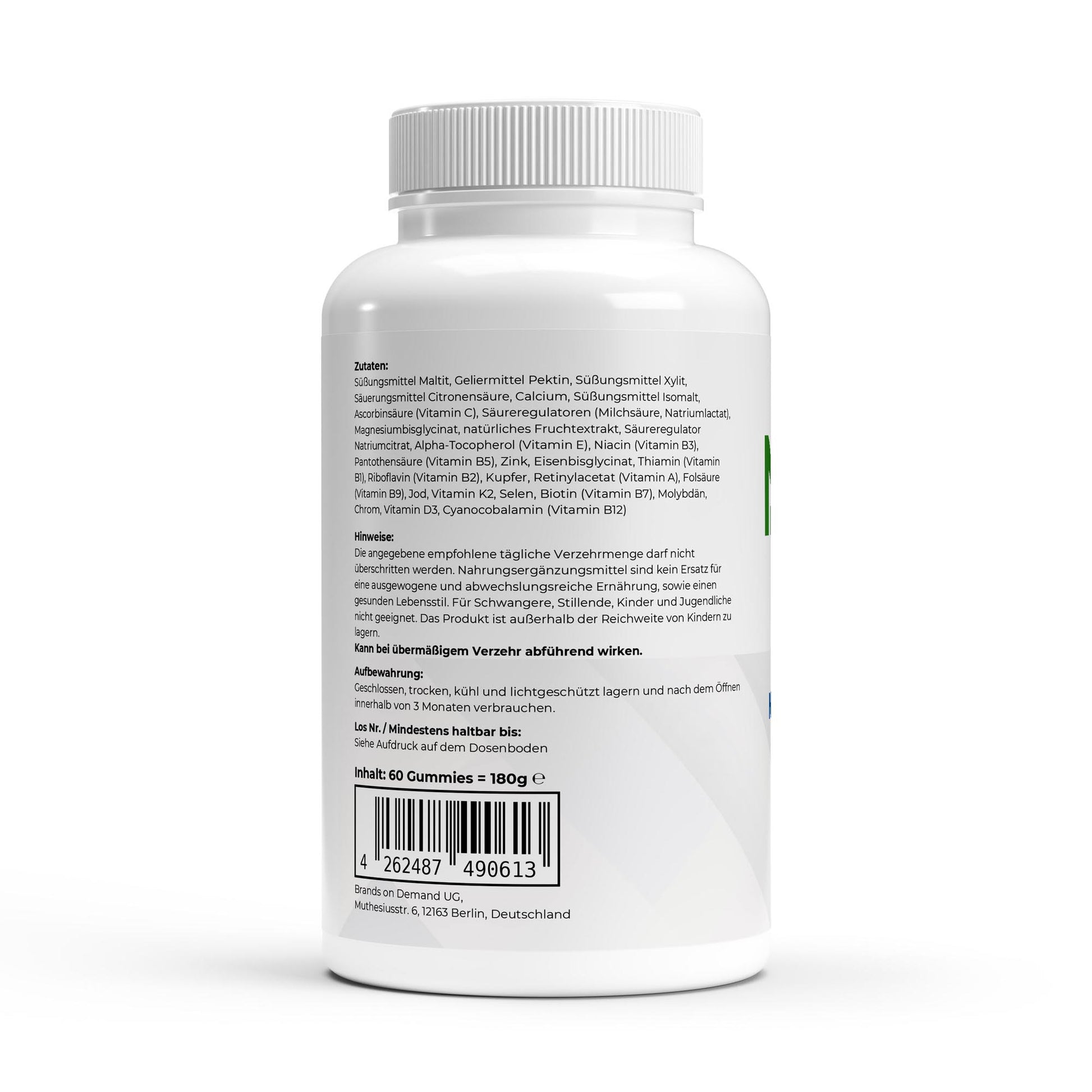Premium Multivitamin + Mineral Gummies 60 Stk.-Multivitamin-Maniac-Sports.de