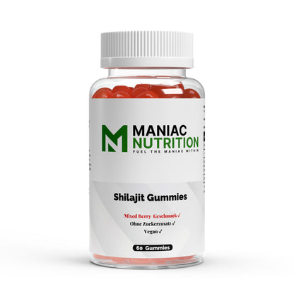 Premium Shilajit Gummies 1000 + Multivitamin 60 Stk-Mineralstoffe-Maniac-Sports.de