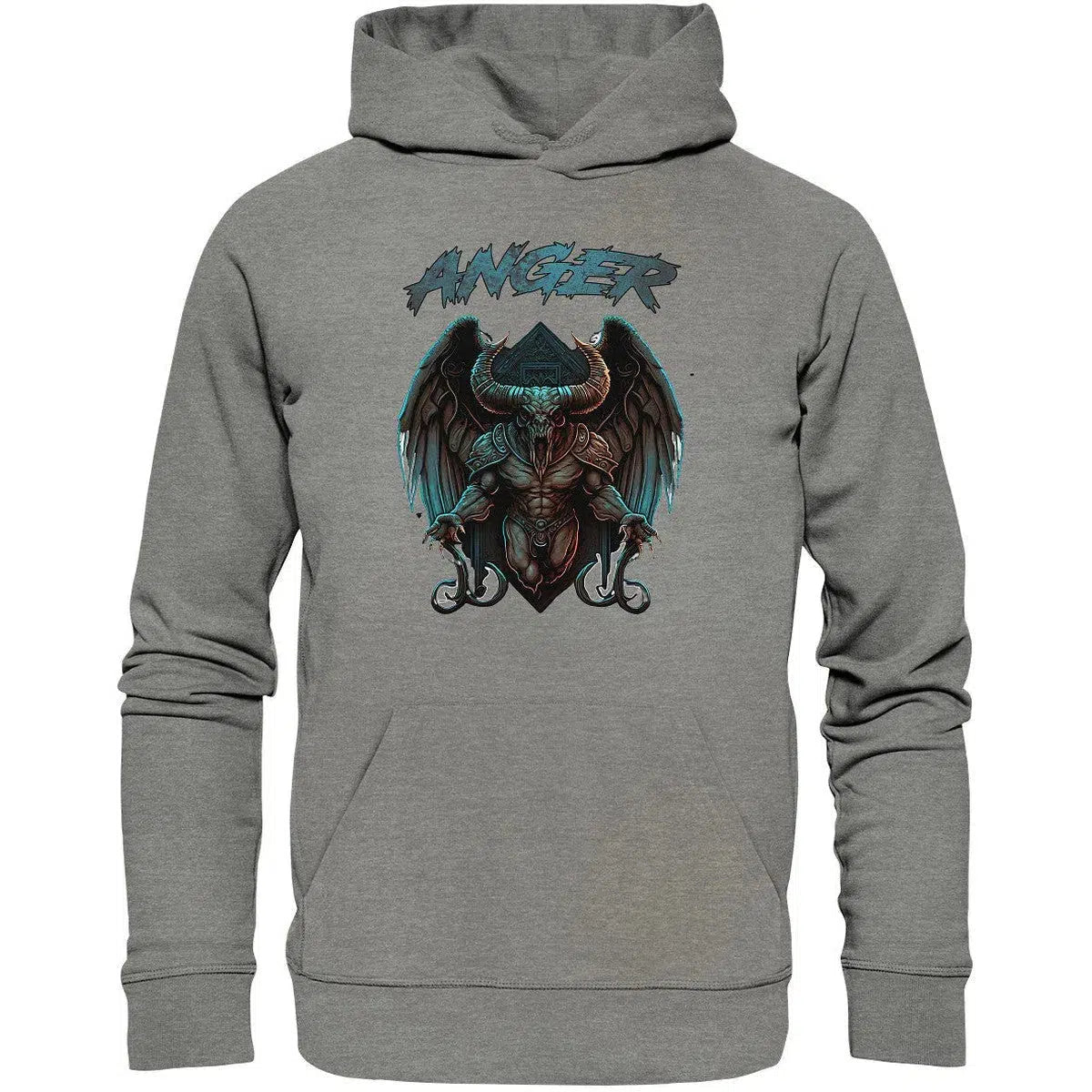 maniac-sports-Anger Hoodie-Hoodies-Mid Heather Grey-XS-Maniac-Sports