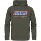 maniac-sports-CHEMIE Du bist nicht du, wenn du "NATURAL" bist! Hoodie-Hoodies-Khaki-XS-Maniac-Sports