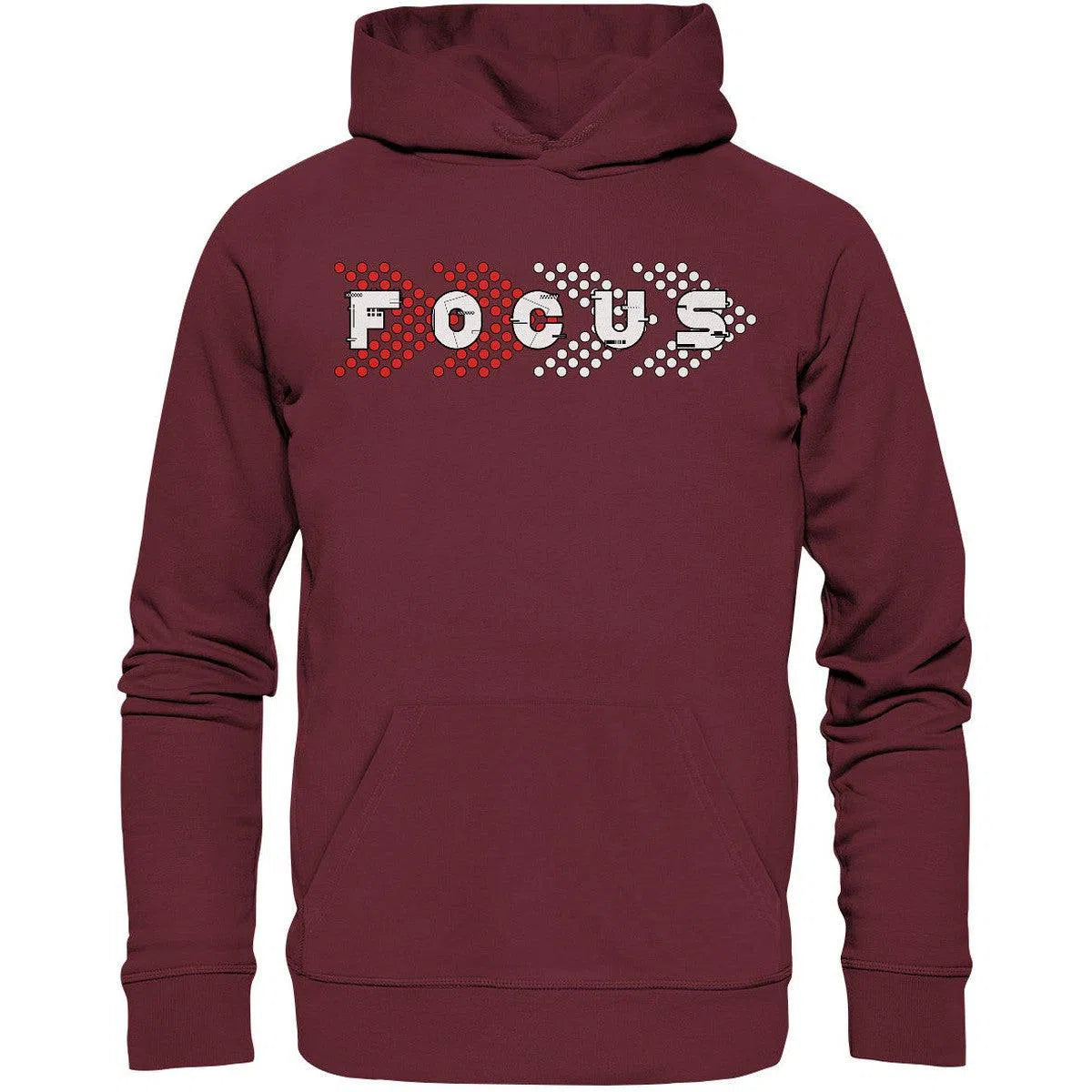 Maniac-Sports-Focus Hoodie-Hoodies-Burgundy-XS-Maniac-Sports