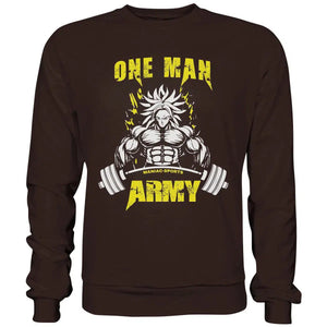 One Man Army Sweatshirt-Sweatshirts-Maniac-Sports.de