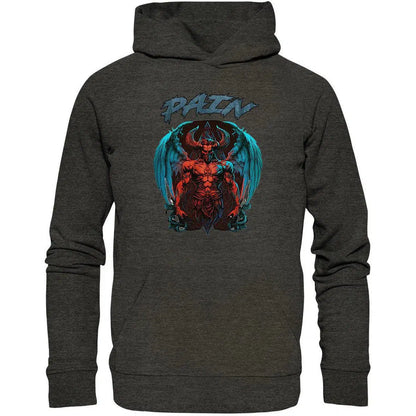 maniac-sports-Pain Hoodie-Hoodies-Dark Heather Grey-XS-Maniac-Sports
