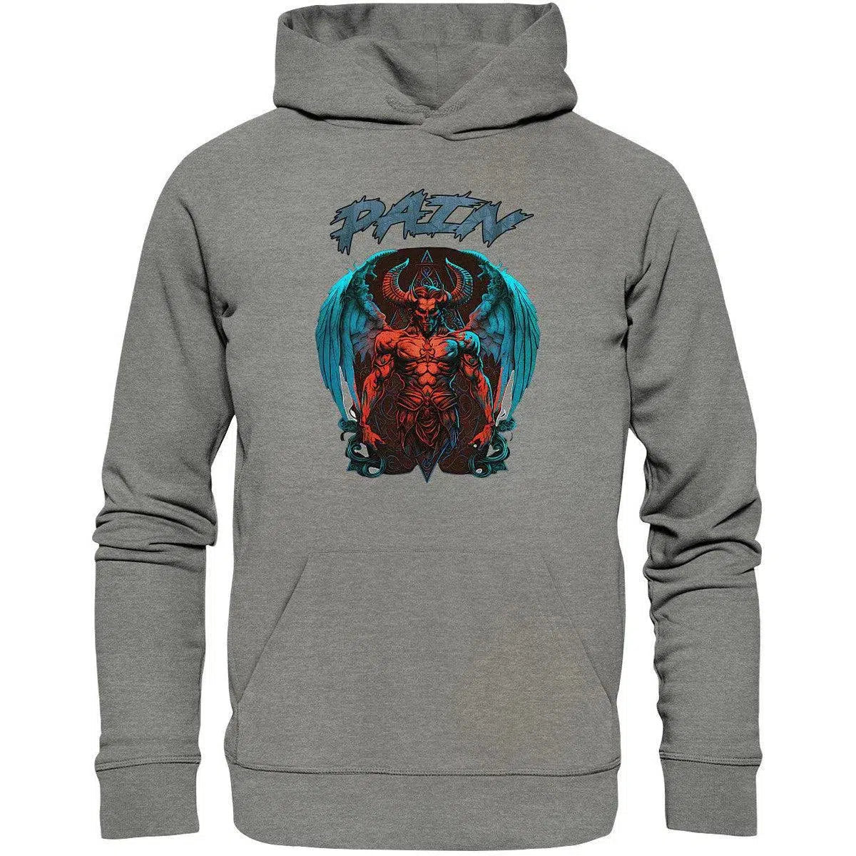 maniac-sports-Pain Hoodie-Hoodies-Mid Heather Grey-XS-Maniac-Sports