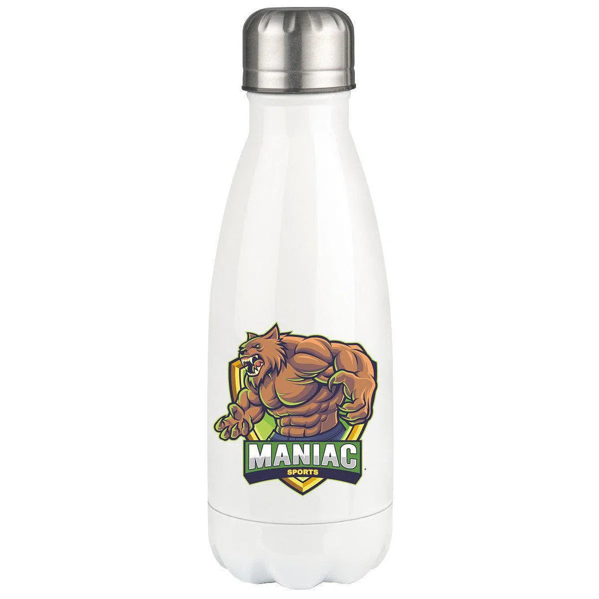 maniac-sports-Thermoflasche 350ml-Trinkgefäße-White-350ml-Maniac-Sports