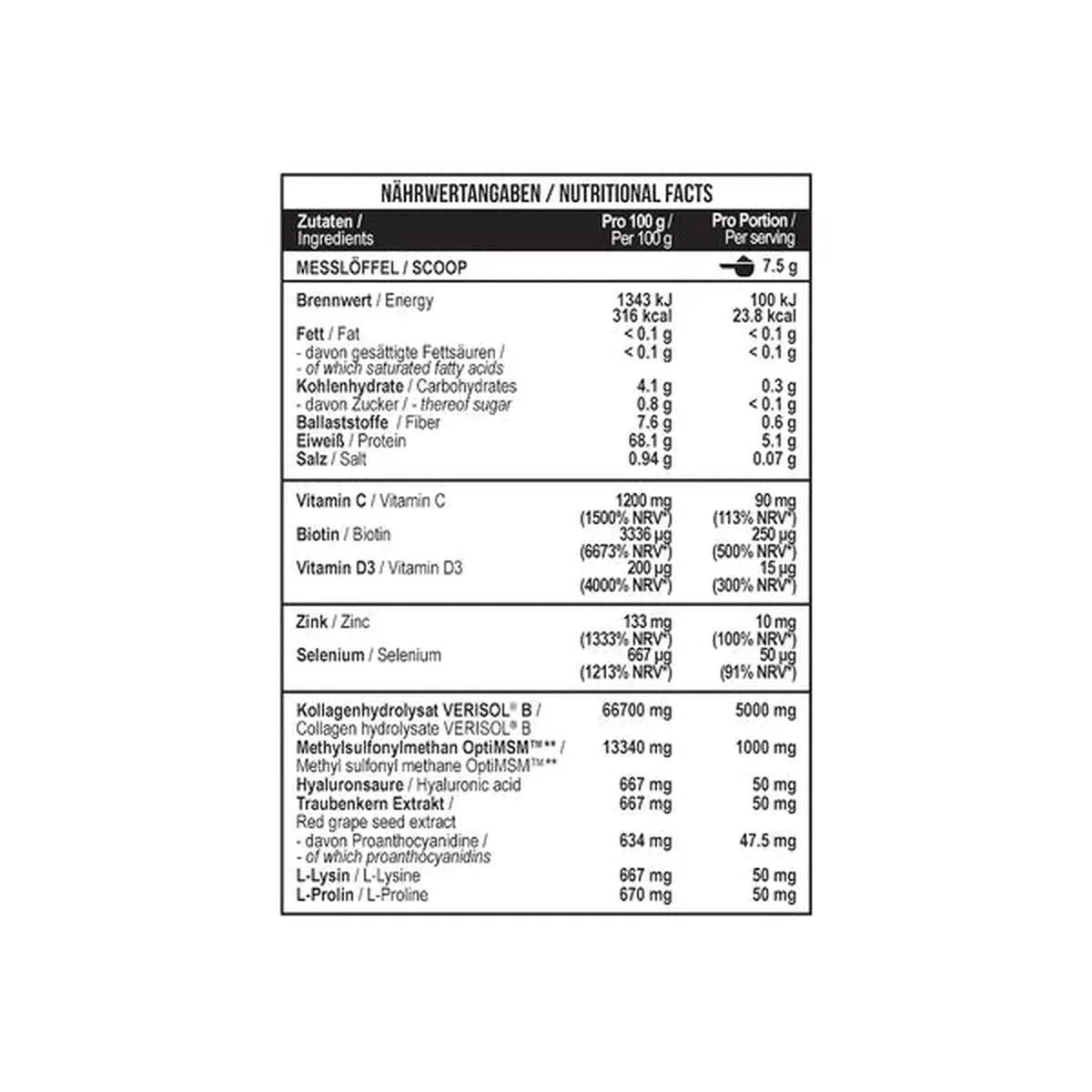 Collagen Beauty Verisol® 450g-Collagen-MST-Pineapple-Maniac-Sports