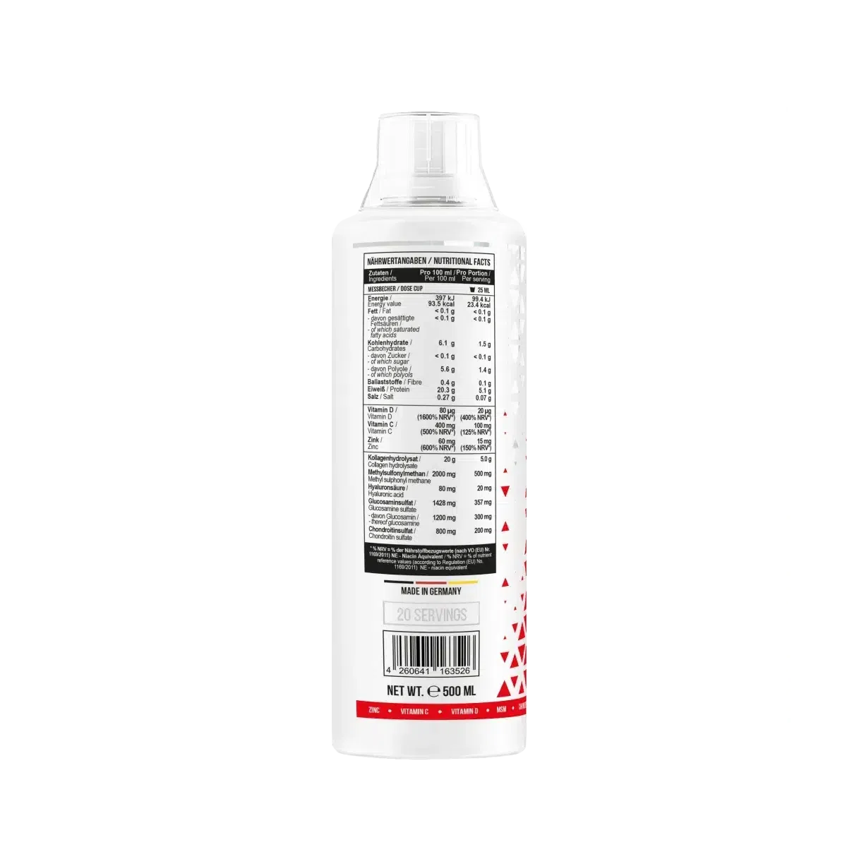 Collagen for Joints Fortigel 500 ml Pineapple-Collagen-Maniac-Sports.de