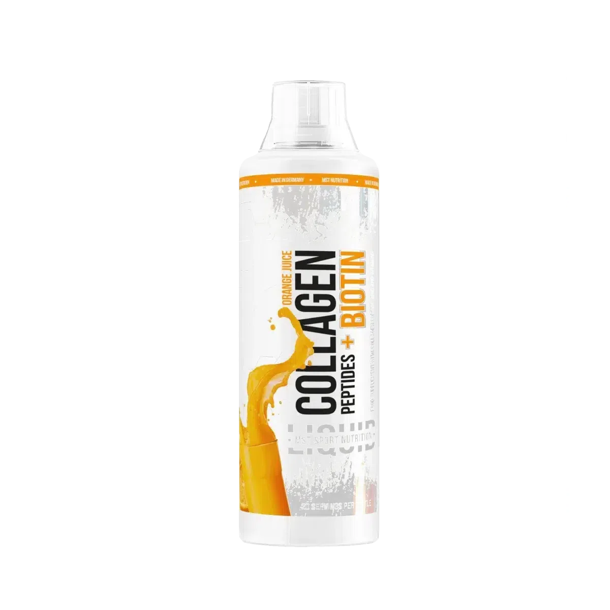 Collagen Peptides + Biotin 500 ml Orange Juice-Collagen-Maniac-Sports.de