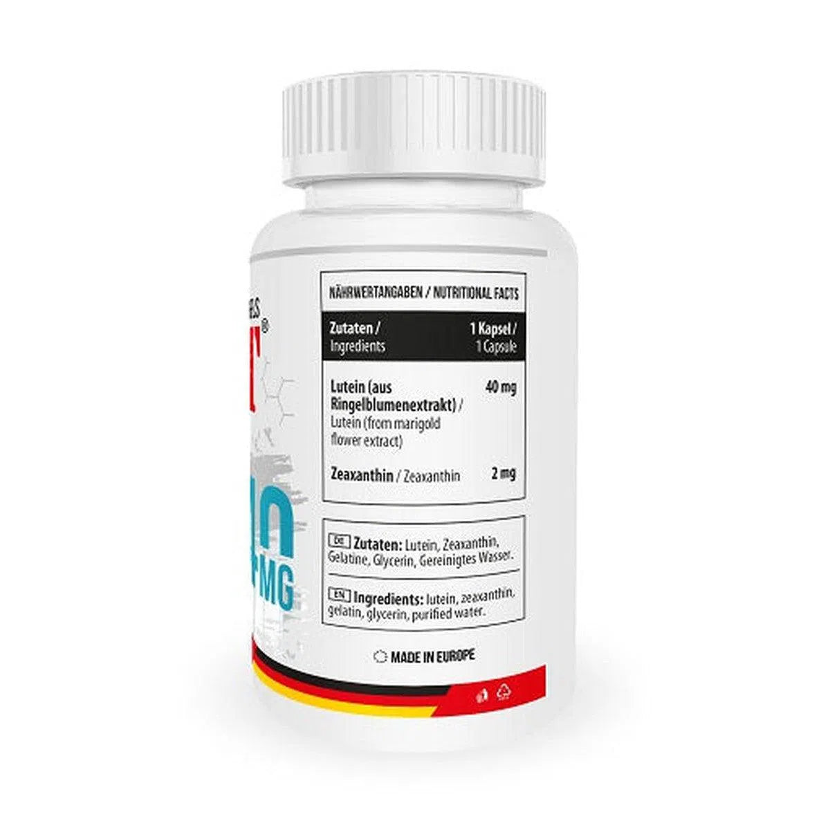 Lutein+Zeaxanthin 40mg 60 Caps-Mineralstoffe-Maniac-Sports.de