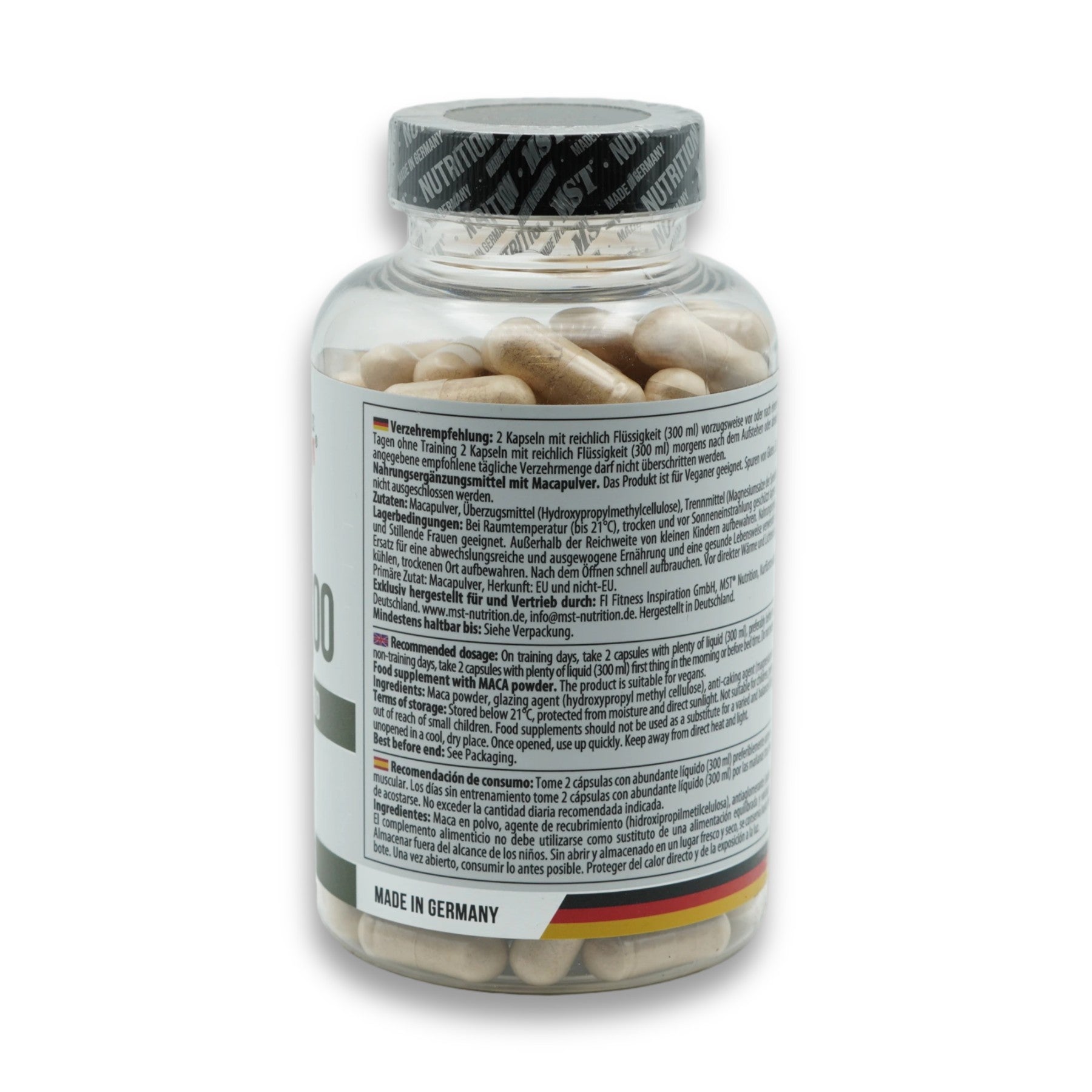 MST-MACA 1000mg 120 Caps-Mineralstoffe-Maniac-Sports