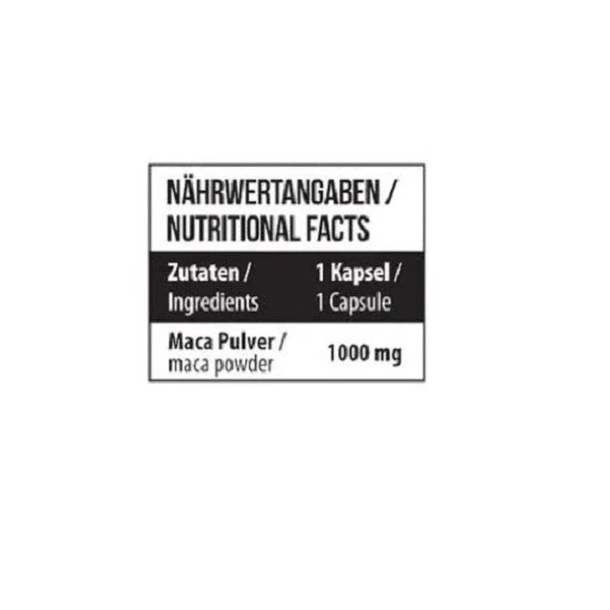 MST-MACA 1000mg 120 Caps-Mineralstoffe-Maniac-Sports
