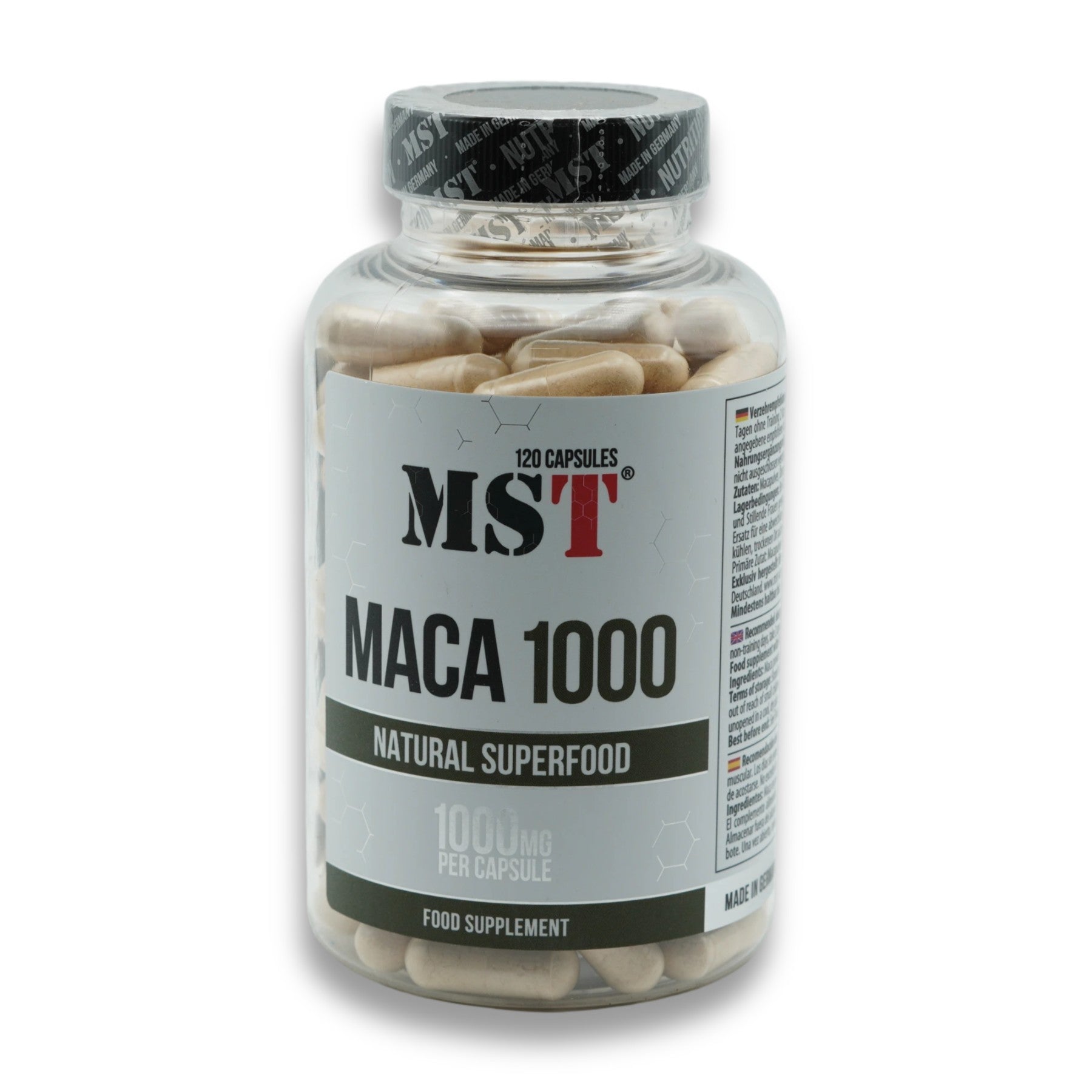 MST-MACA 1000mg 120 Caps-Mineralstoffe-Maniac-Sports