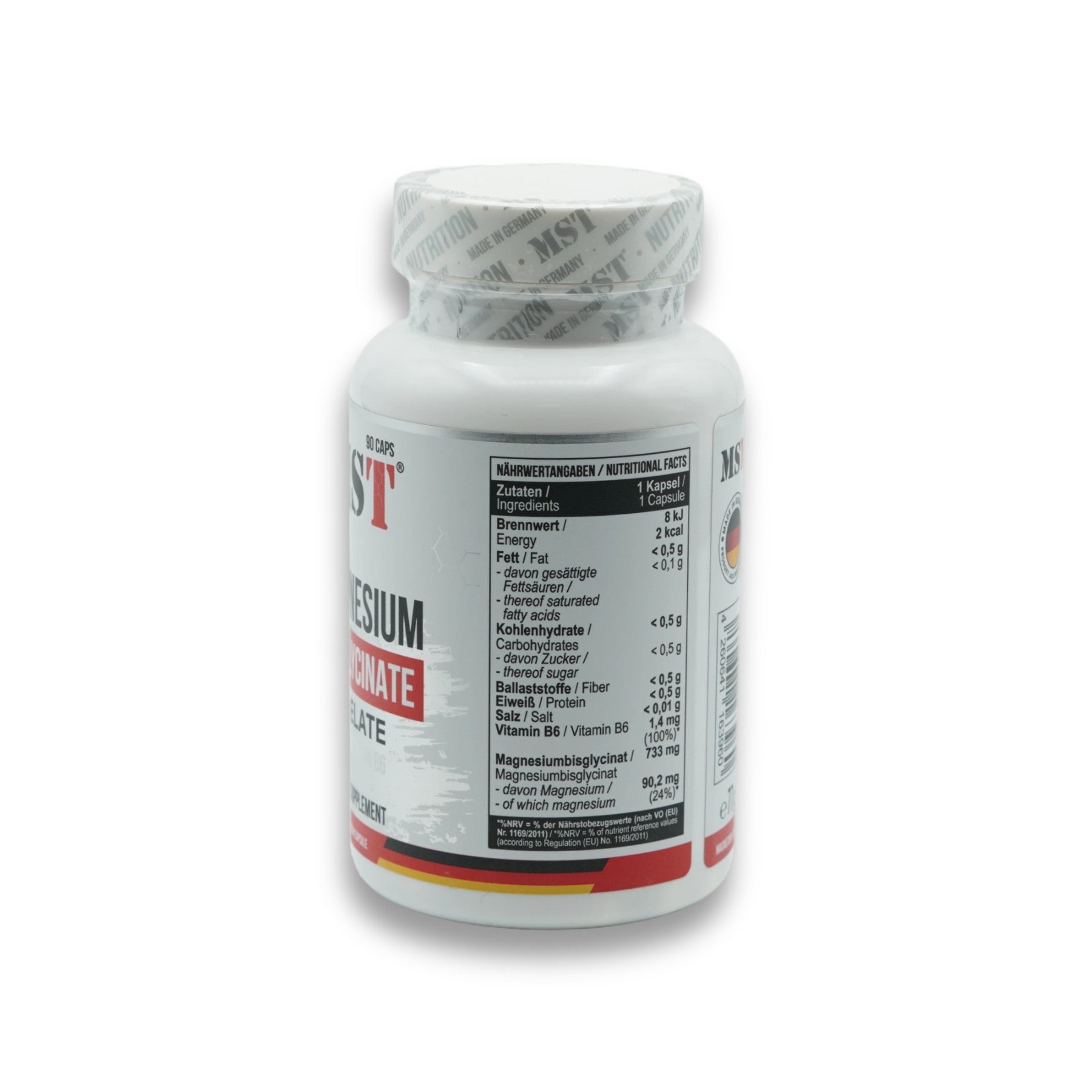 Magnesium Bisglycinat 90 Kapseln-Magnesium-Maniac-Sports.de