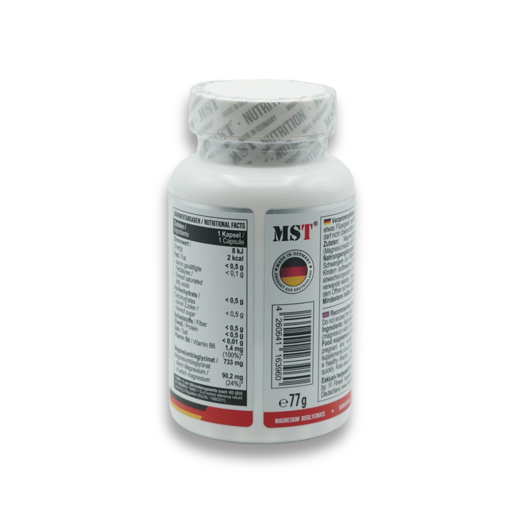 Magnesium Bisglycinat 90 Kapseln-Magnesium-Maniac-Sports.de