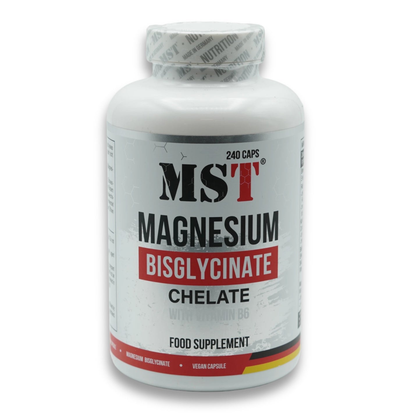 MST-Magnesium Bisglycinat + Chelate 240 Kapseln-Magnesium-Maniac-Sports
