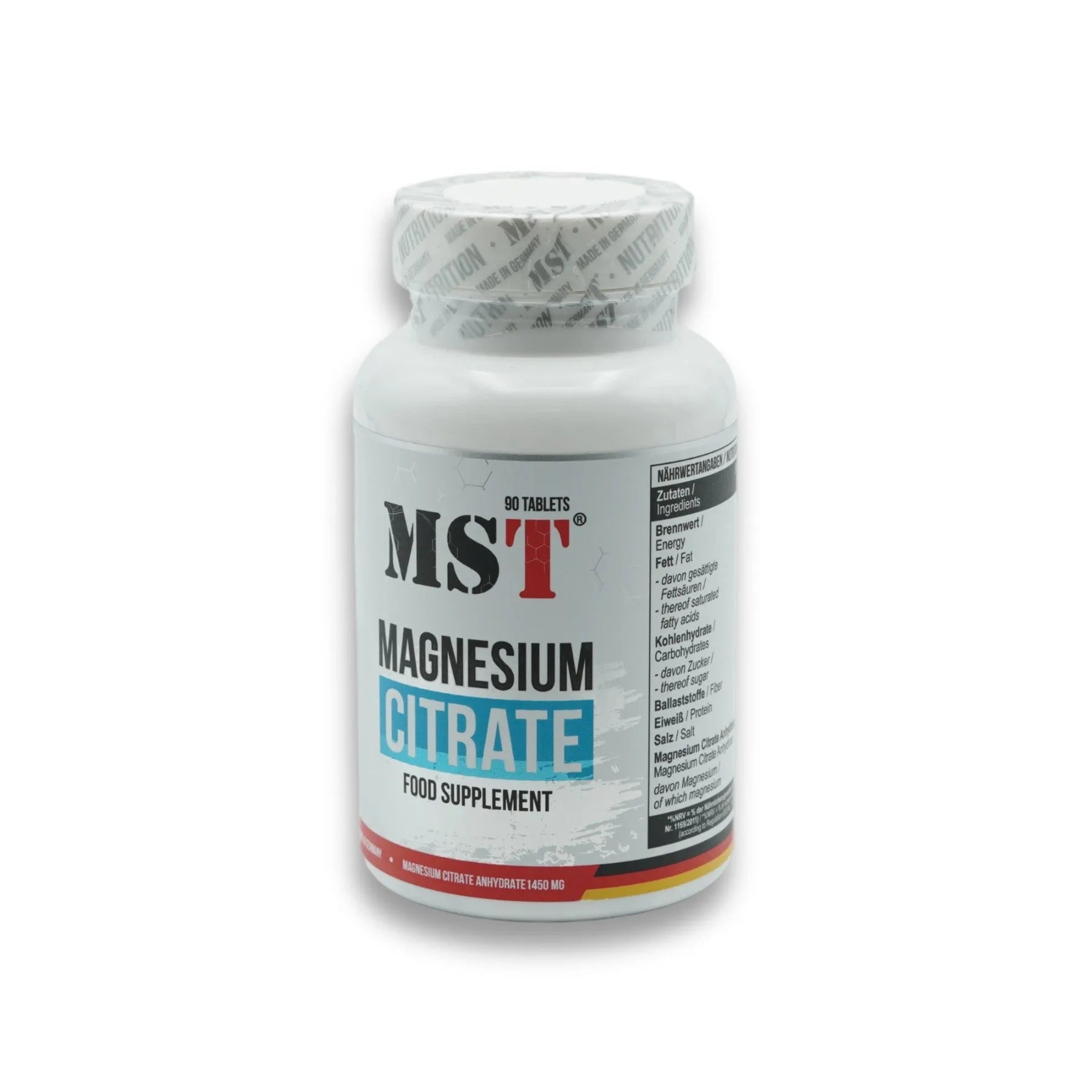 Magnesium Citrat 200mg 90 Tab-Mineralstoffe-MST-Maniac-Sports