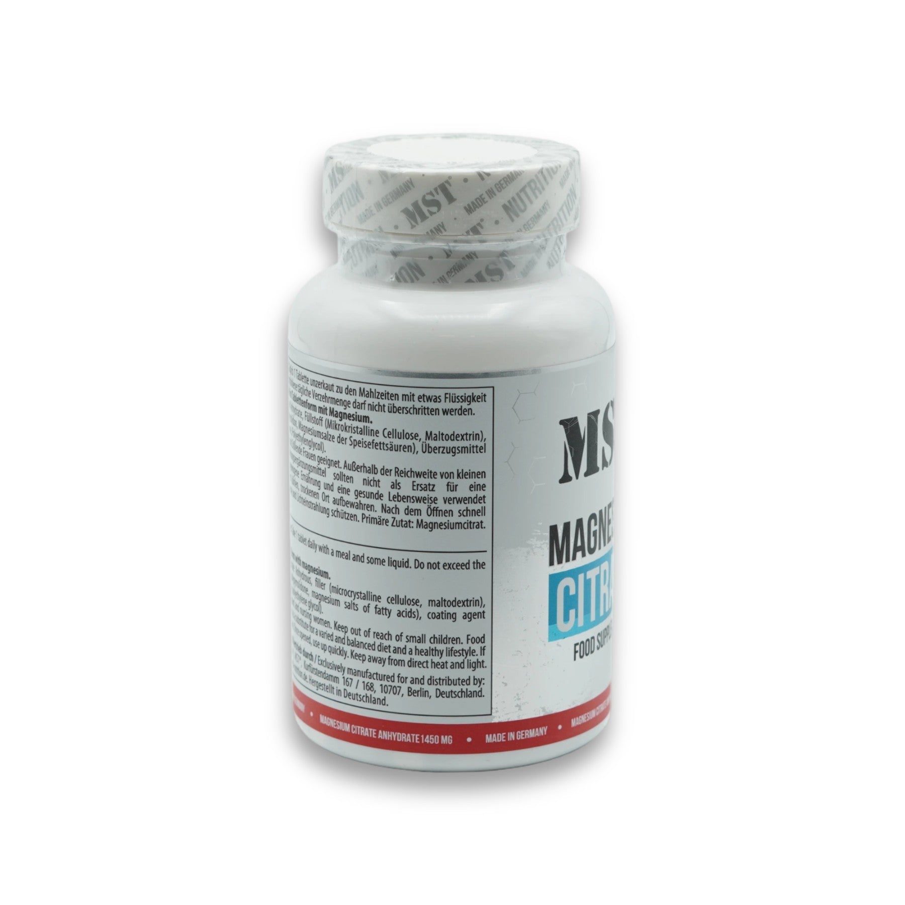 Magnesium Citrat 200mg 90 Tab-Mineralstoffe-Maniac-Sports.de