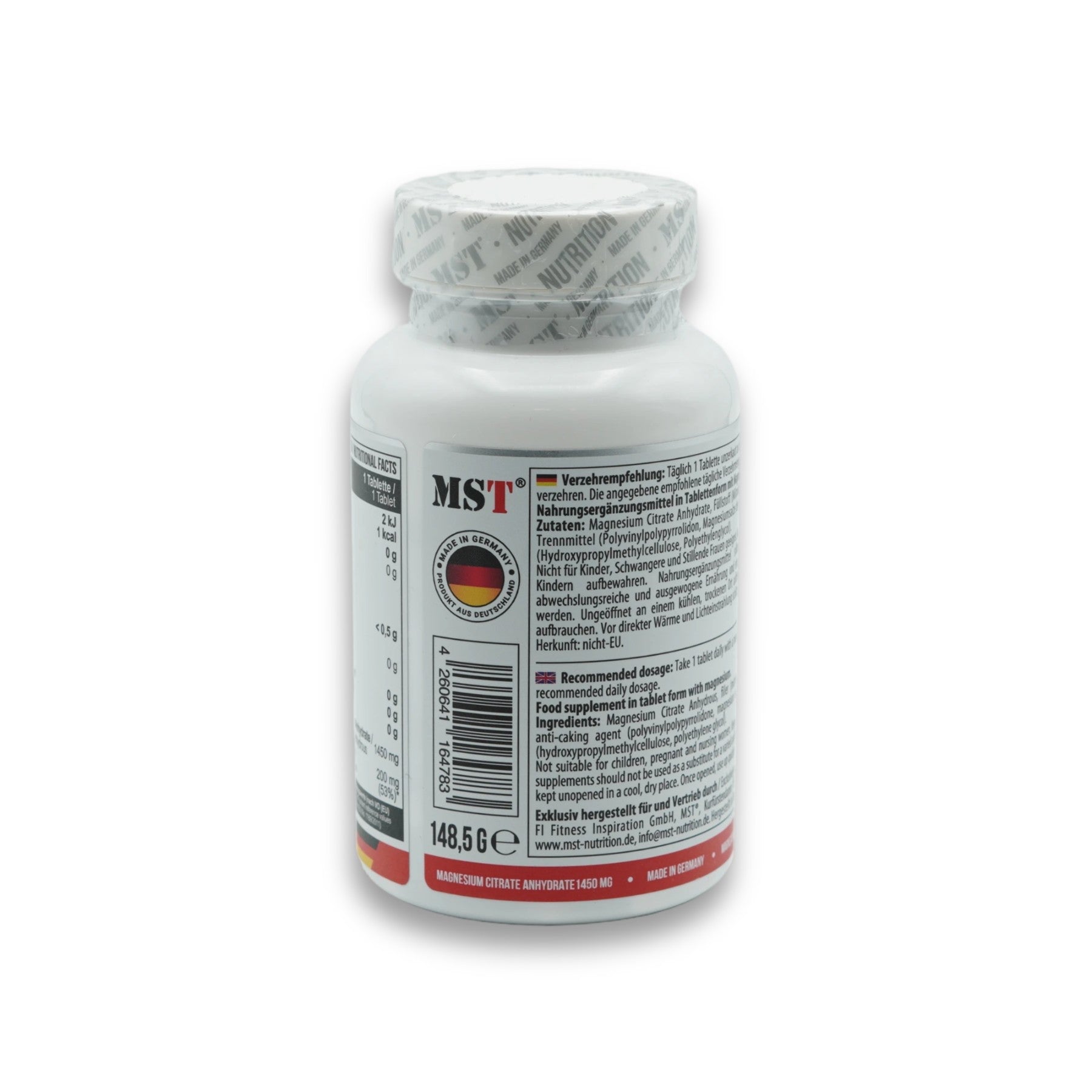 Magnesium Citrat 200mg 90 Tab-Mineralstoffe-Maniac-Sports.de