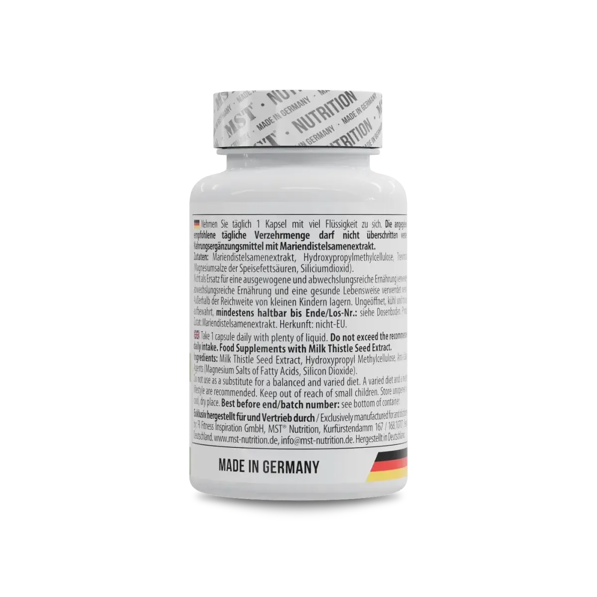 Milk Thistle 300mg 60 Kapseln-Testo Booster-Maniac-Sports.de