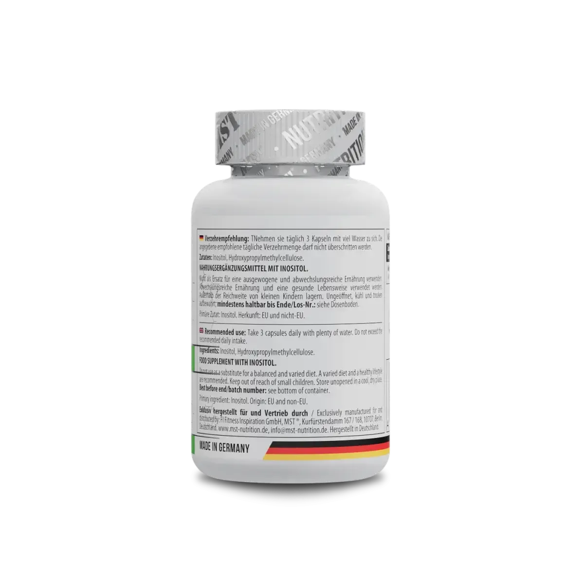 Myo-Inositol 90 Kapseln-Testo Booster-Maniac-Sports.de