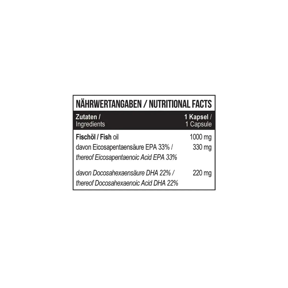 Omega 3 Selected 500 Kapseln-Omega 3-Maniac-Sports.de