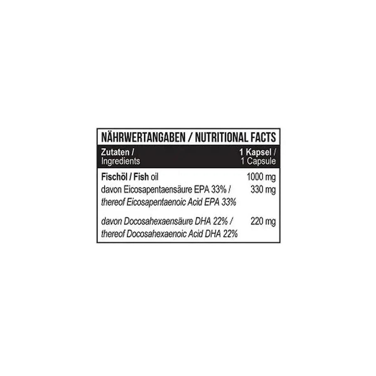 Omega 3 Triglyceride 75% 60 Caps-Omega 3-Maniac-Sports.de