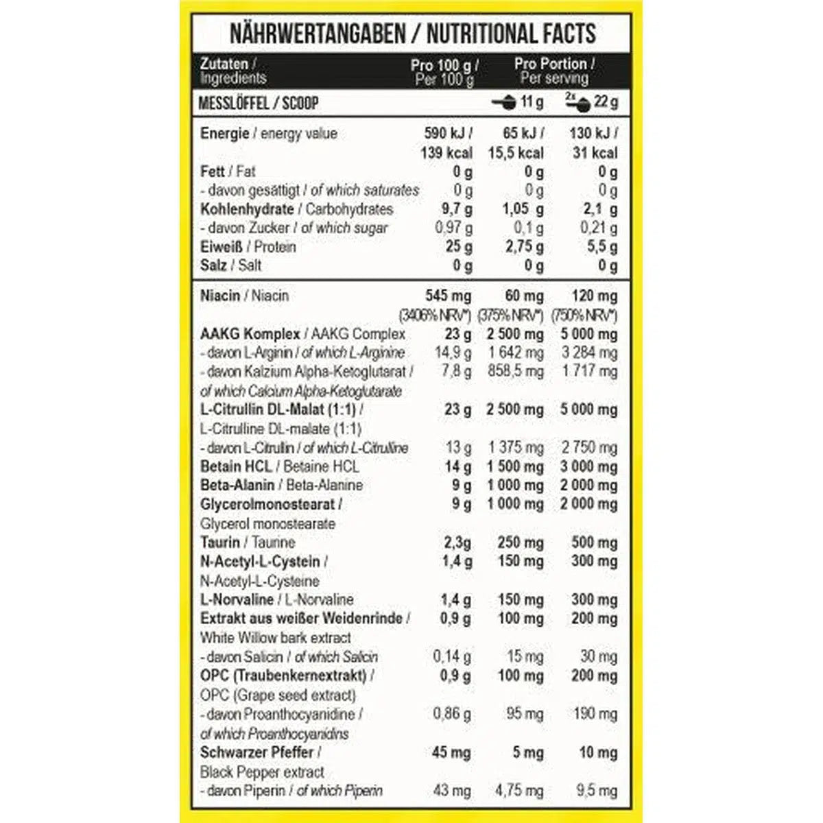Pump Killer 550g-Pre Workout Booster-Maniac-Sports.de