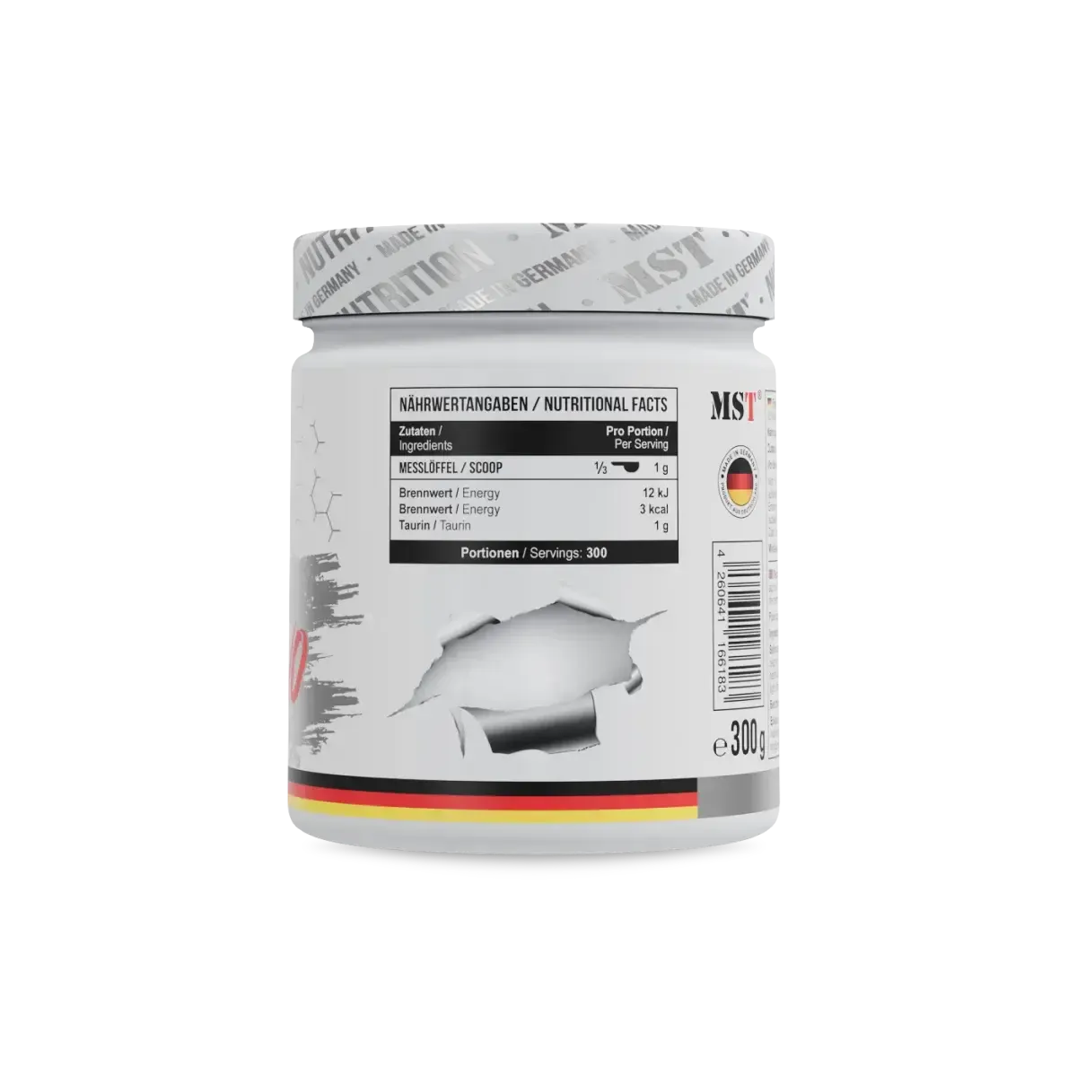 MST-Taurine 300g-Koffeintabletten-Maniac-Sports