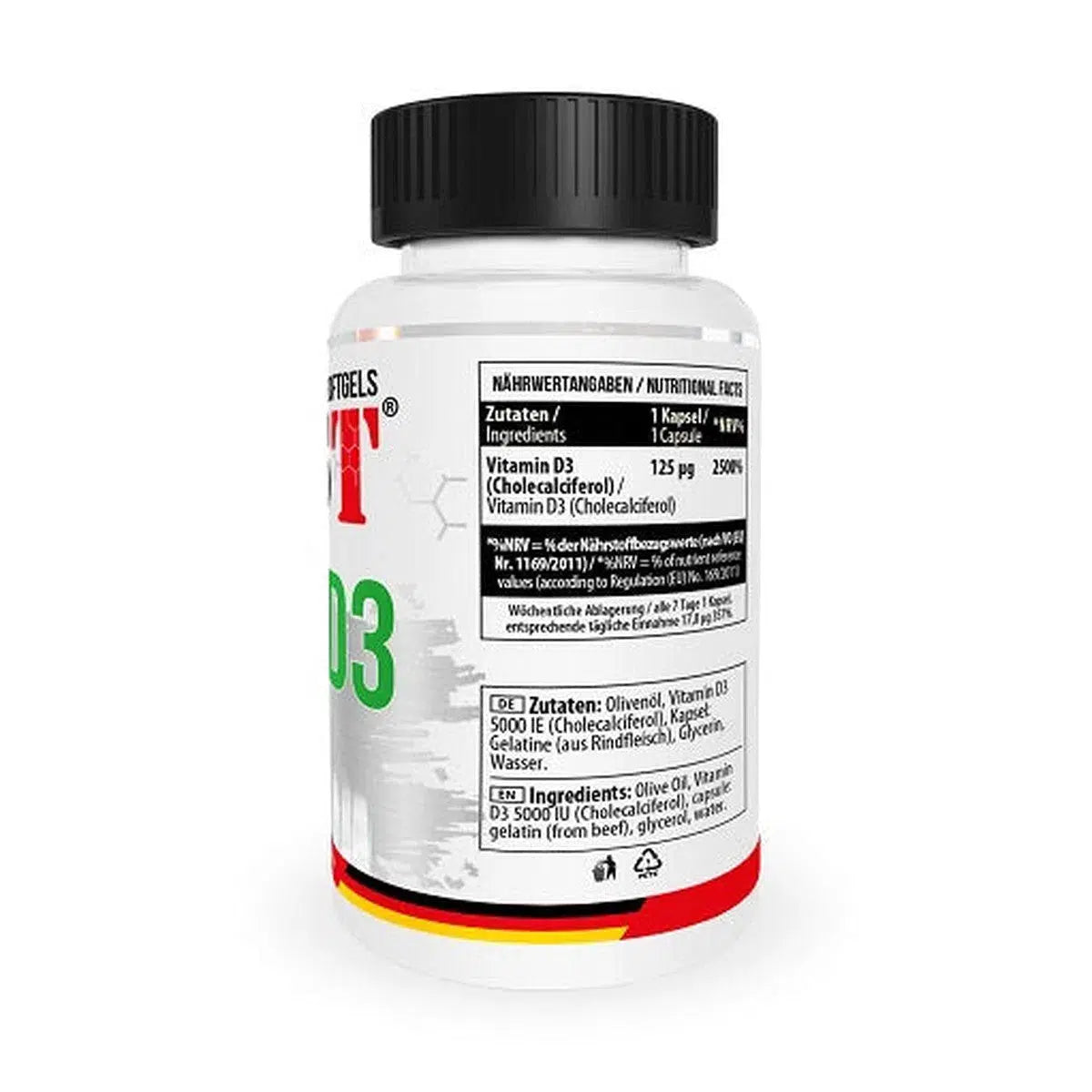 Vitamin D3 5000IU 120 Softgels-Vitamin D3-Maniac-Sports.de