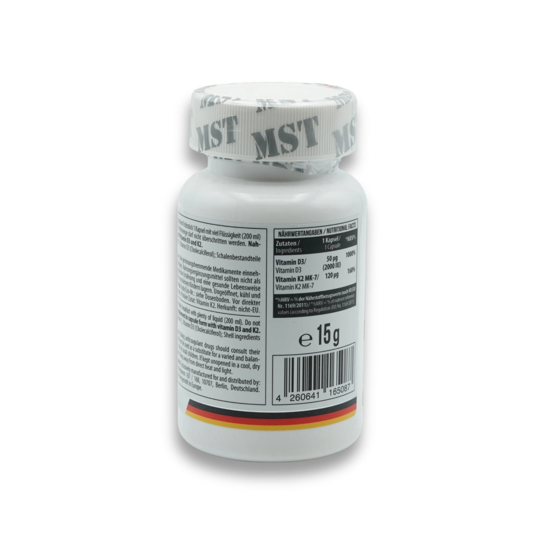 Vitamin D3 + K2 + MK-7 60 Kapseln-Vitamin D3-Maniac-Sports.de