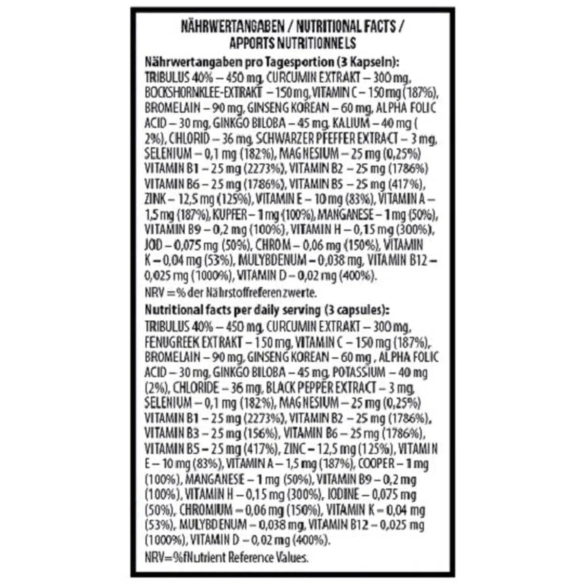 Vitamins for Men 90 caps-Multivitamin-Maniac-Sports.de