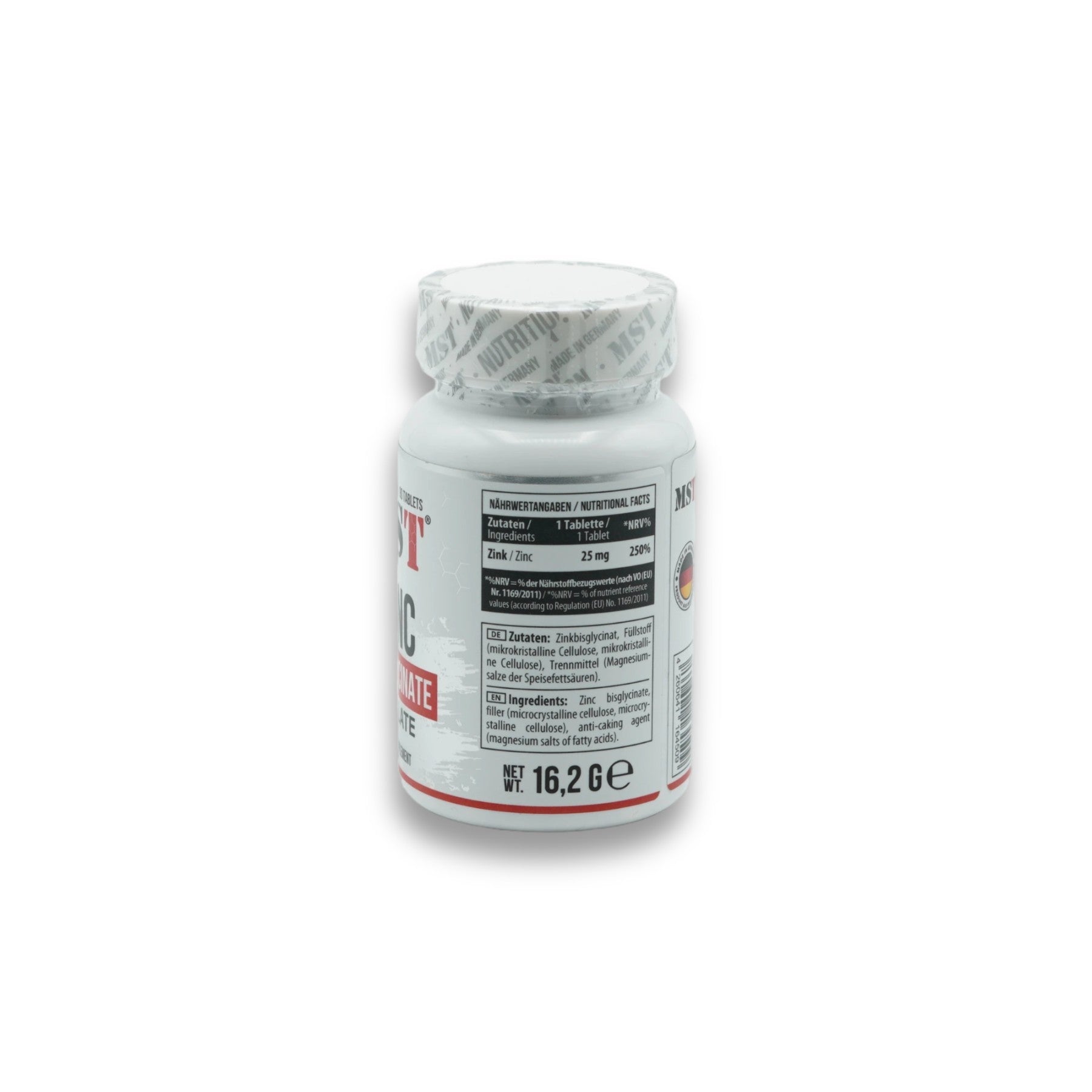 Zinc Chelate Bisglycinate 90 Tabl.-Mineralstoffe-Maniac-Sports.de