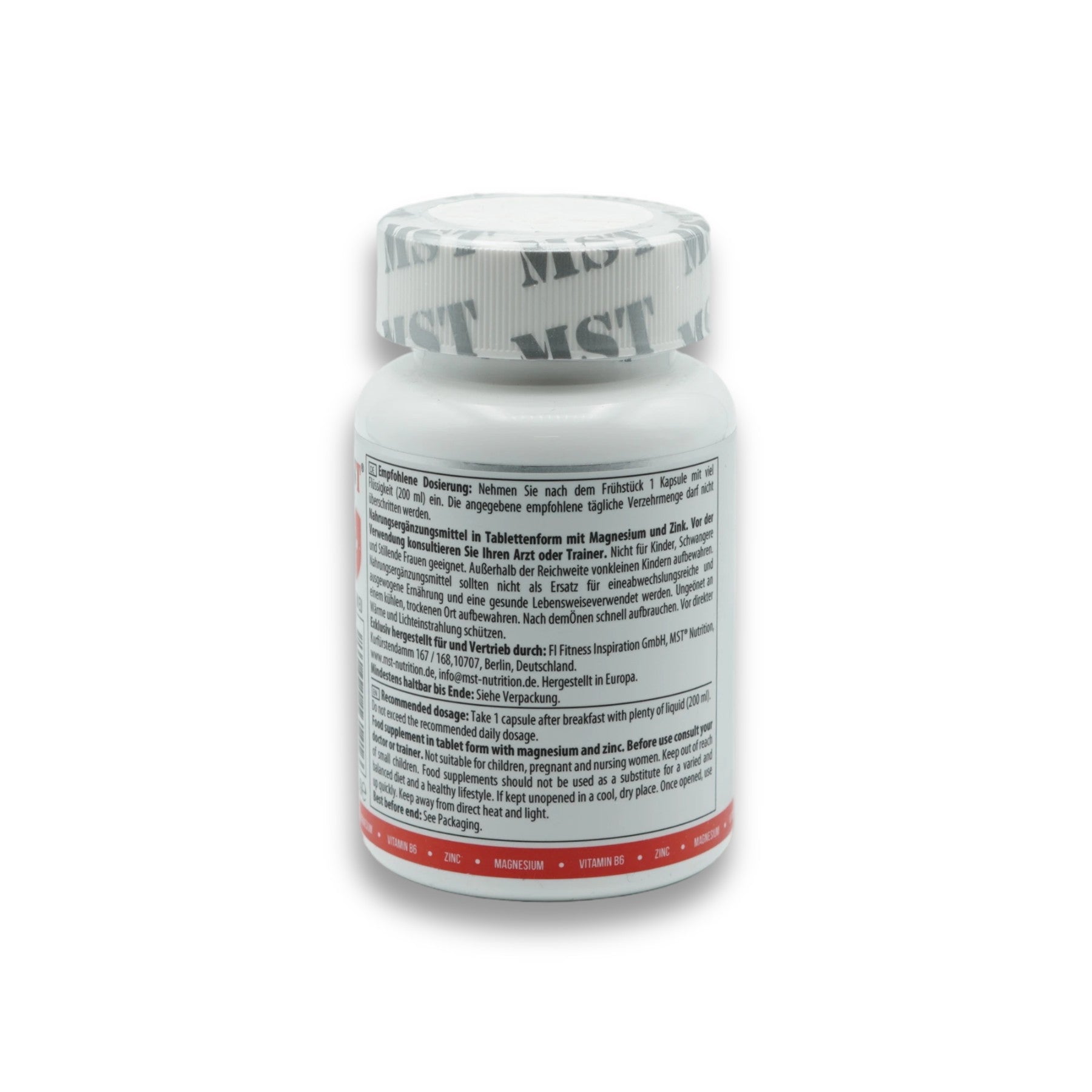 Zinc + Magnesium + B6 60 V-Caps-Mineralstoffe-Maniac-Sports.de