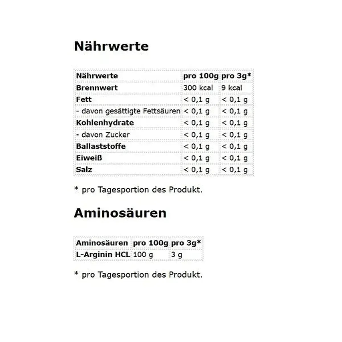 Arginin 210g-L-Arginin-Maniac-Sports.de