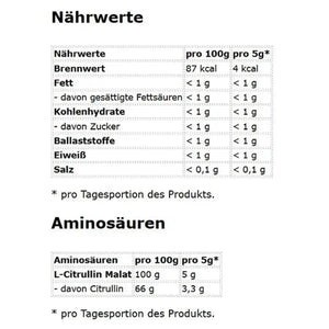 Citrullin 210g-L-Citruline-NNT Labs-Maniac-Sports
