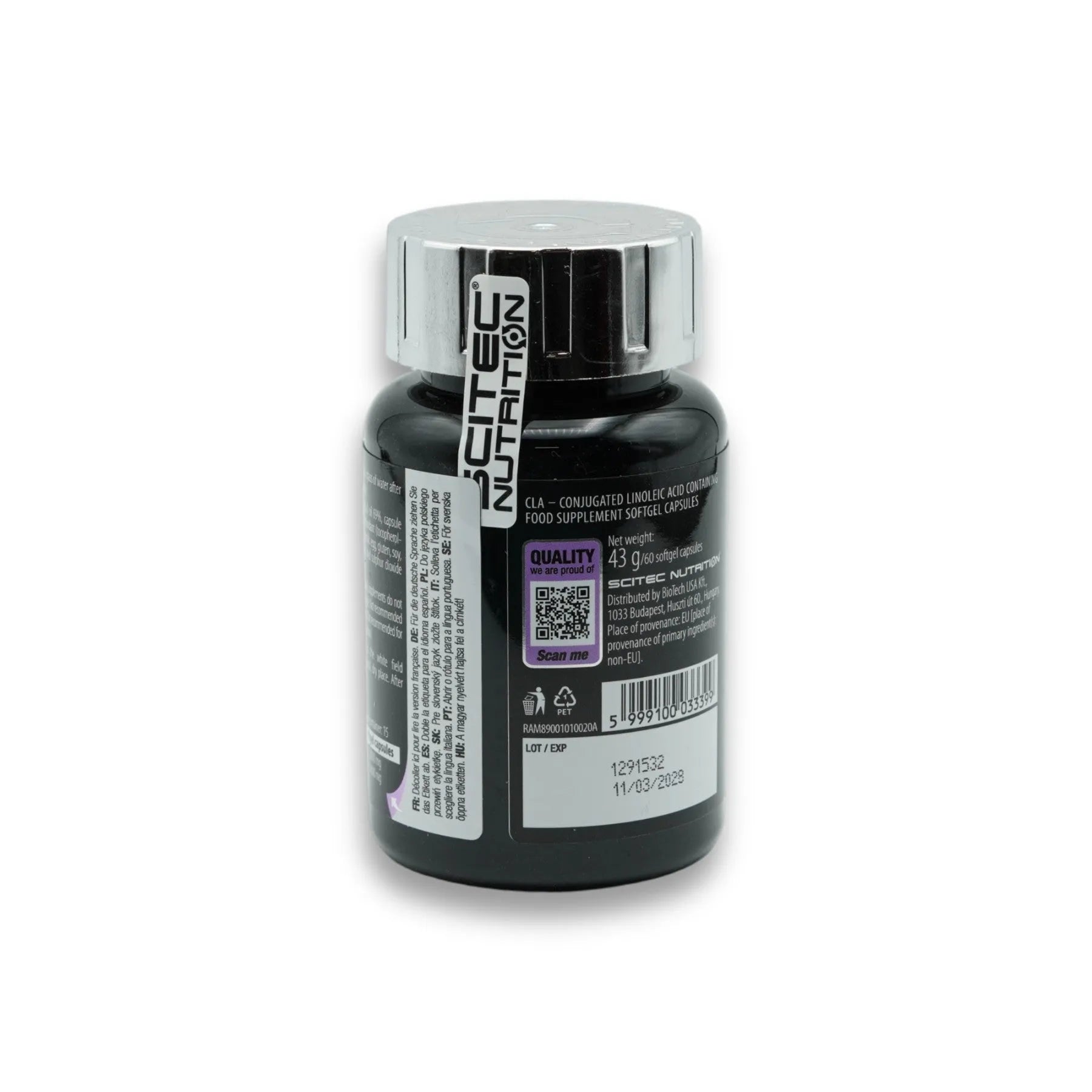 CLA 60 Caps-CLA-Scitec Nutrition-Maniac-Sports