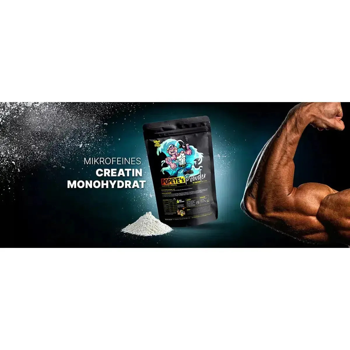 100% Creatin Monohydrat (mikrofein)-Kreatin-Maniac-Sports.de