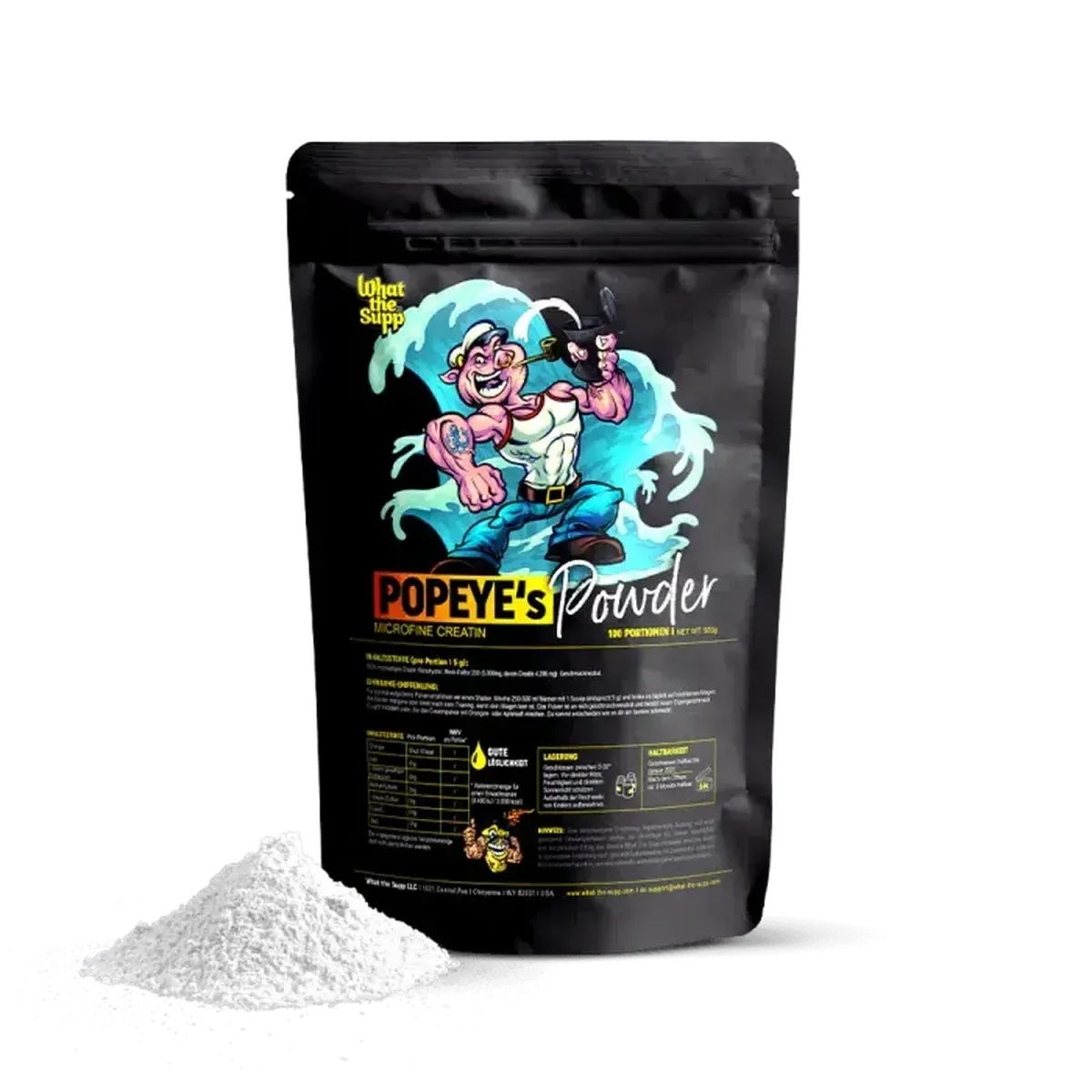 100% Creatin Monohydrat (mikrofein)-Kreatin-Maniac-Sports.de
