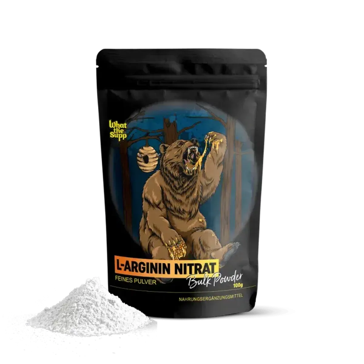 L-Arginin Nitrat Pulver 100g-L-Arginin-Maniac-Sports.de